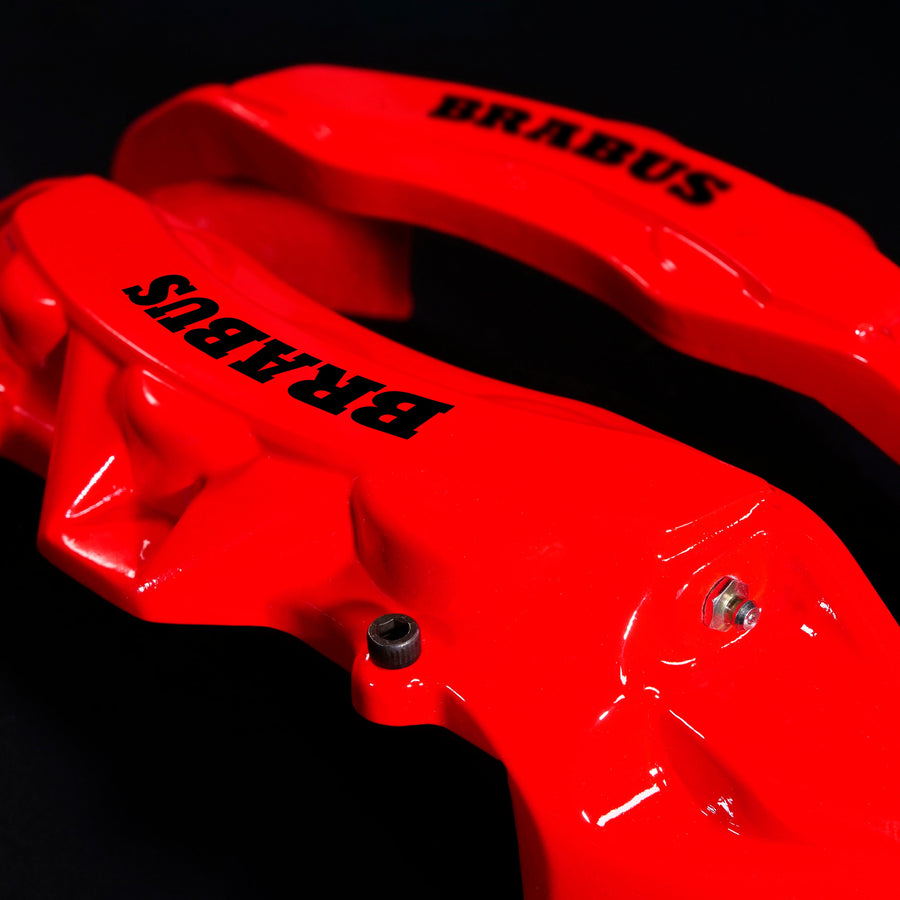Brake Caliper Covers for Mercedes-Benz G550 2018-2024 – Brabus in Red Color – Set of 4 + Warranty