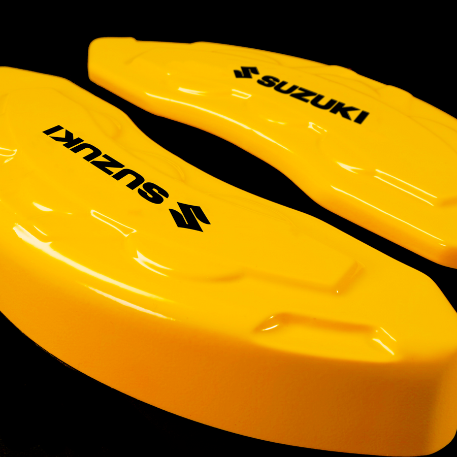 Custom Brake Caliper Covers for Suzuki in Yellow Color – Set of 4 + Warranty