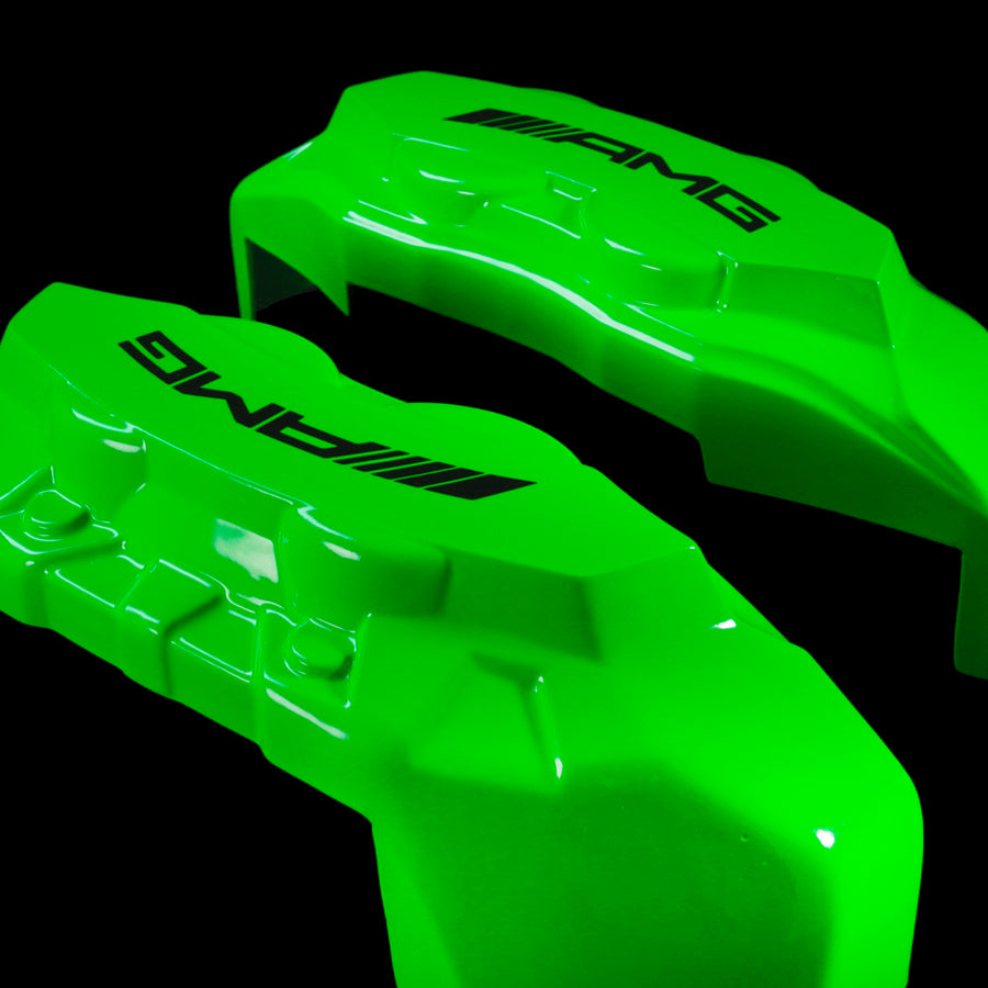 Brake Caliper Covers for Mercedes-Benz C43 2015-2018 – AMG Style in Green Color – Set of 4 + Warranty
