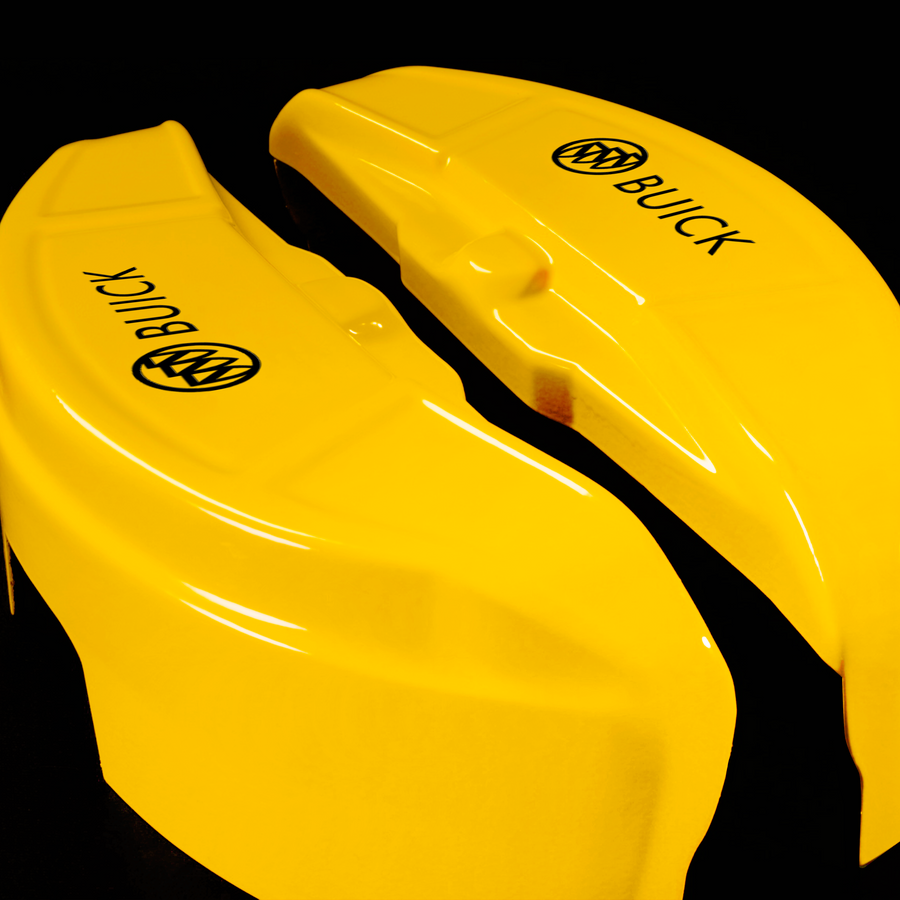Custom Brake Caliper Covers for Buick in Yellow Color – Set of 4 + Warranty