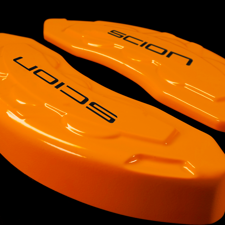 Custom Brake Caliper Covers for Scion in Orange Color – Set of 4 + Warranty