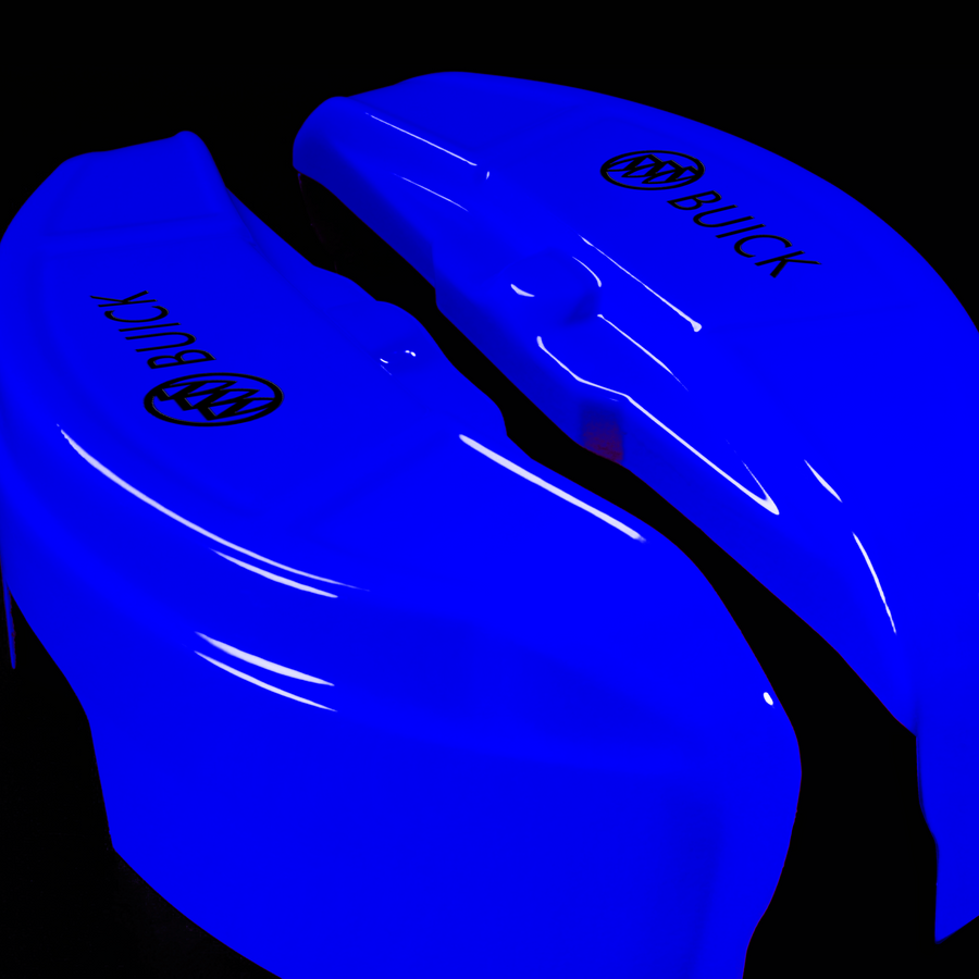 Custom Brake Caliper Covers for Buick in Blue Color – Set of 4 + Warranty