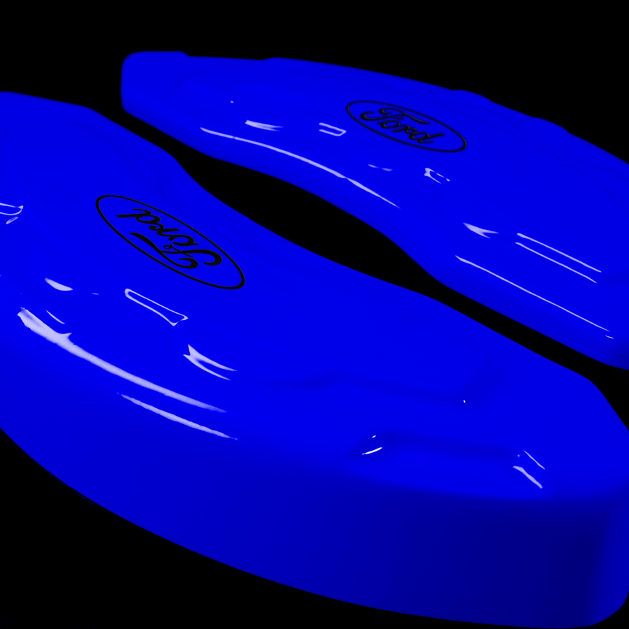 Custom Brake Caliper Covers for Ford in Blue Color – Set of 4 + Warranty