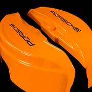 Custom Brake Caliper Covers for Porsche in Orange Color – Set of 4 + Warranty
