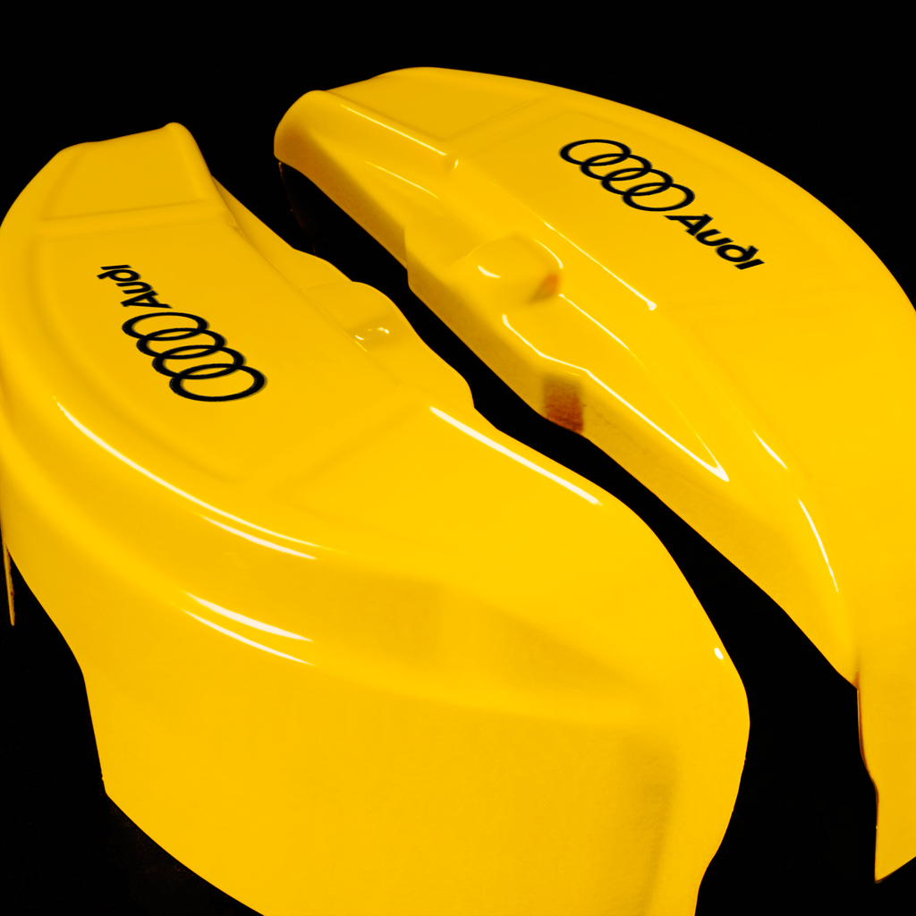 Audi Sline Brake Caliper Covers Yellow Car Accessories Gift Set A3 A4 A5 A6  Q