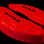 Custom Brake Caliper Covers for Suzuki in Red Color – Set of 4 + Warranty