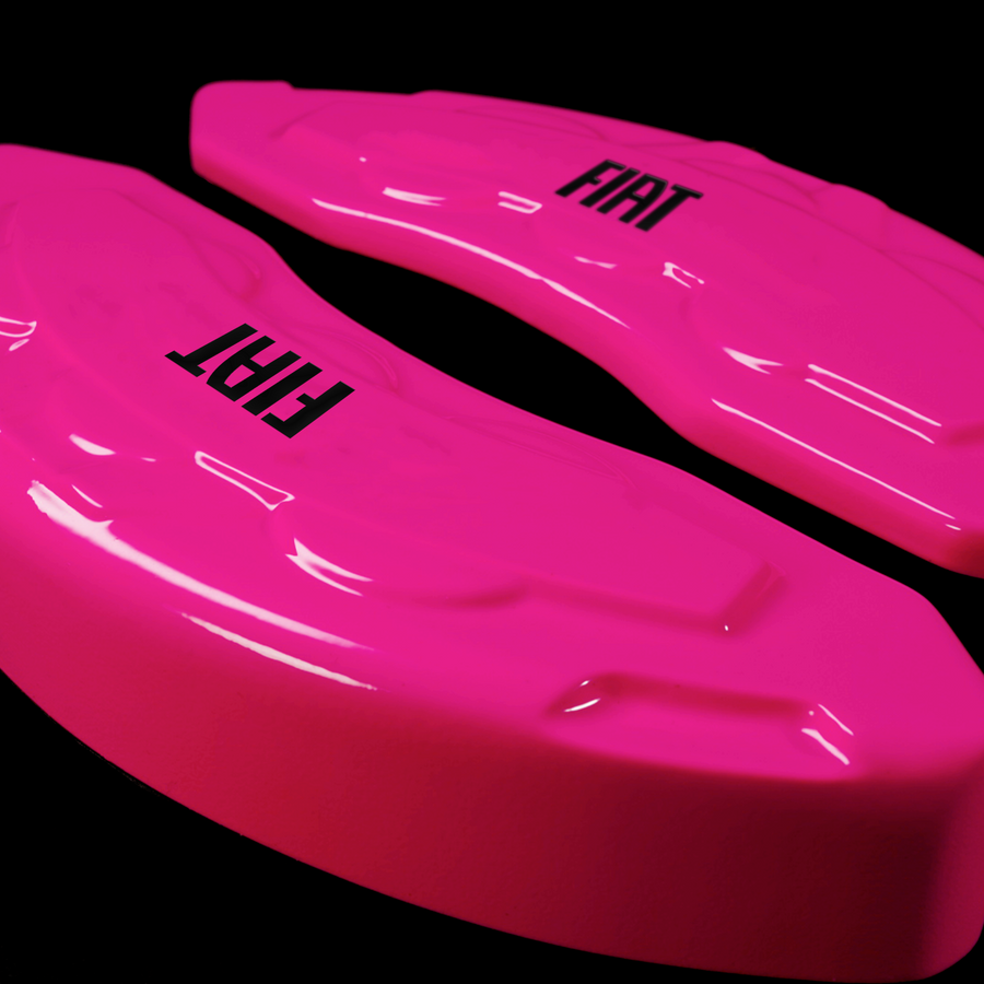 Custom Brake Caliper Covers for Fiat in Fuchsia Color – Set of 4 + Warranty