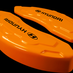 Custom Brake Caliper Covers for Hyundai in Orange Color – Set of 4 + Warranty