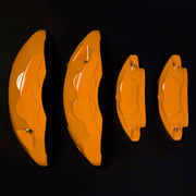 Custom Brake Caliper Covers for BMW – M Style in Orange Color – Set of 4 + Warranty