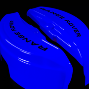 Custom Brake Caliper Covers for Land Rover in Blue Color – Set of 4 + Warranty