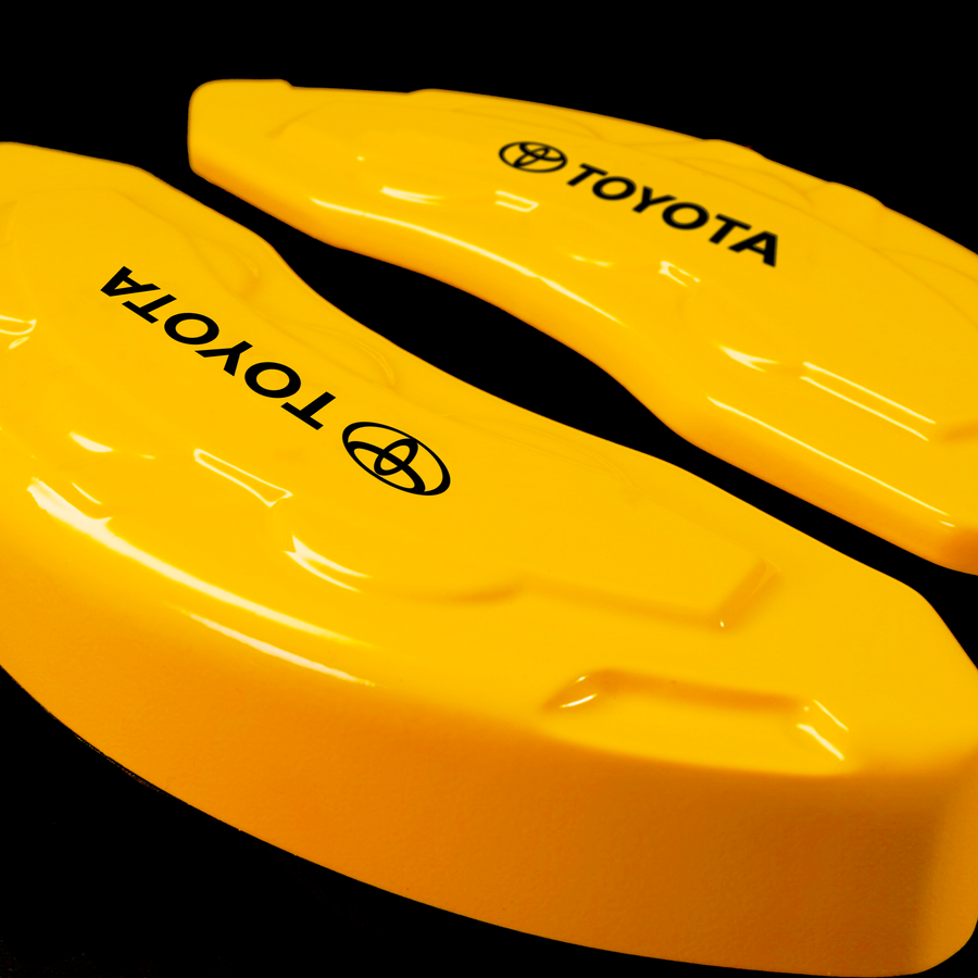 Custom Brake Caliper Covers for Toyota in Yellow Color – Set of 4 + Warranty