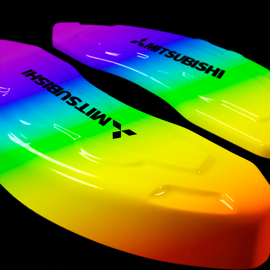 Custom Brake Caliper Covers for Mitsubishi in Custom Color – Set of 4 + Warranty