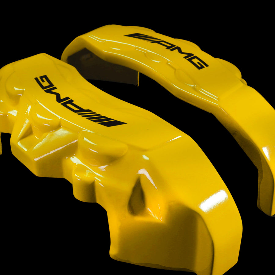 Brake Caliper Covers for Mercedes-Benz G63 2018-2024 – AMG Style in Yellow Color – Set of 4 + Warranty
