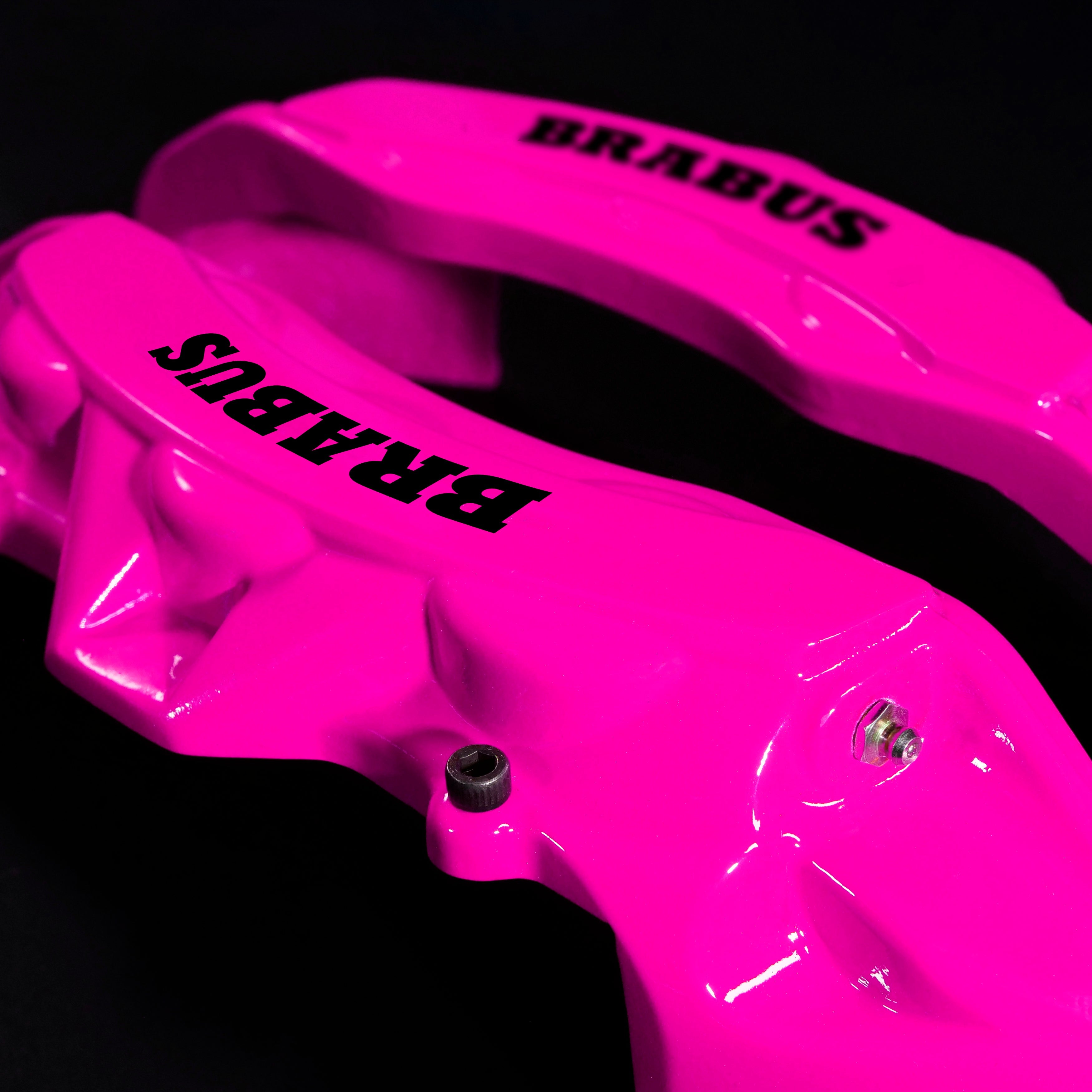 Brake Caliper Covers for Mercedes-Benz G550 2018-2024 – Brabus in Fuchsia Color – Set of 4 + Warranty