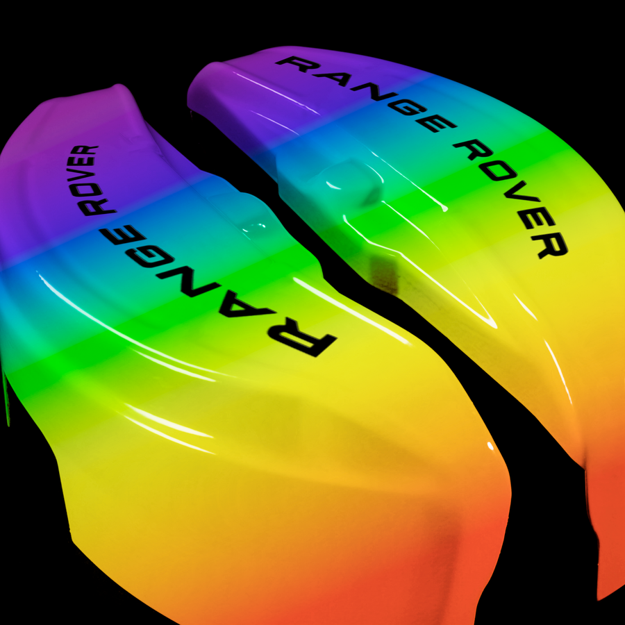 Custom Brake Caliper Covers for Land Rover in Custom Color – Set of 4 + Warranty