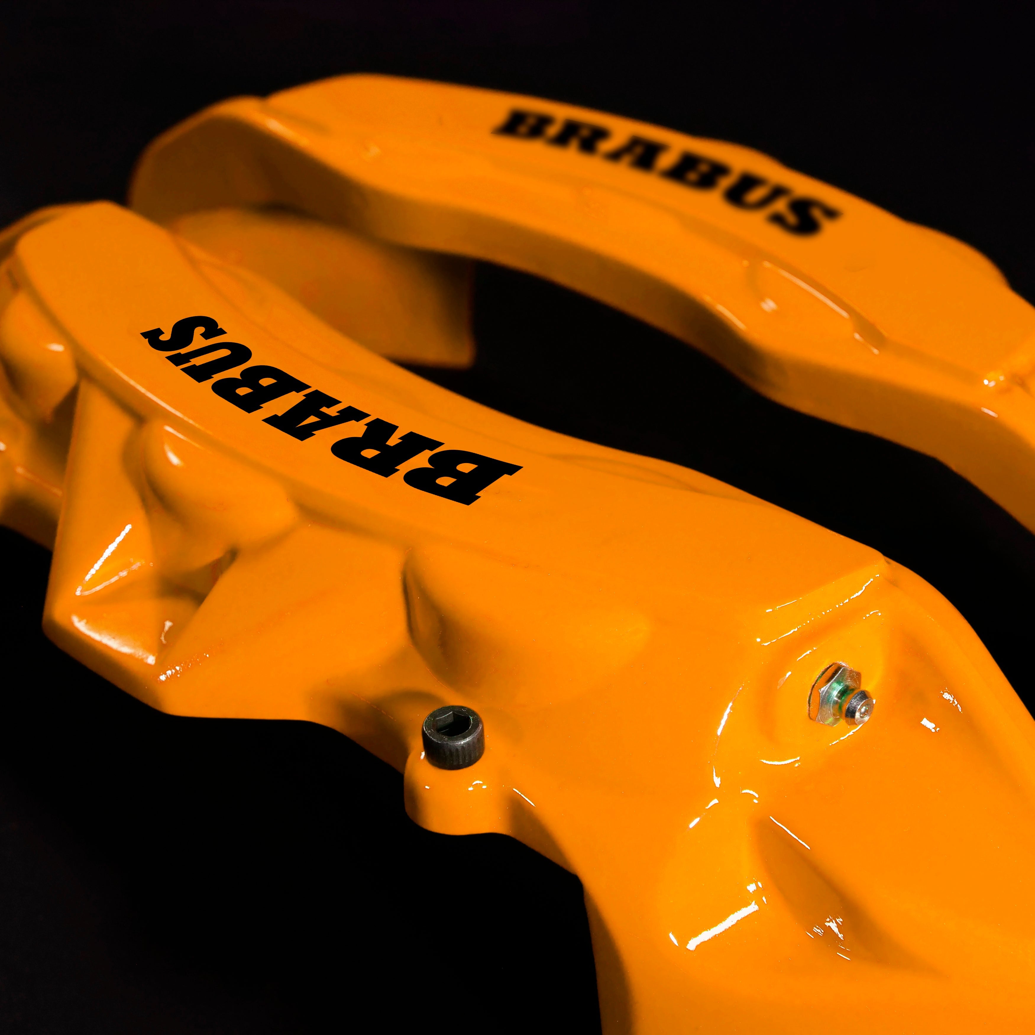 Brake Caliper Covers for Mercedes-Benz G550 2018-2024 – Brabus in Orange Color – Set of 4 + Warranty