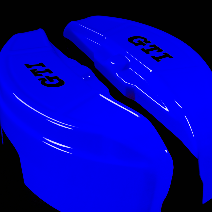 Custom Brake Caliper Covers for Volkswagen in Blue Color – Set of 4 + Warranty