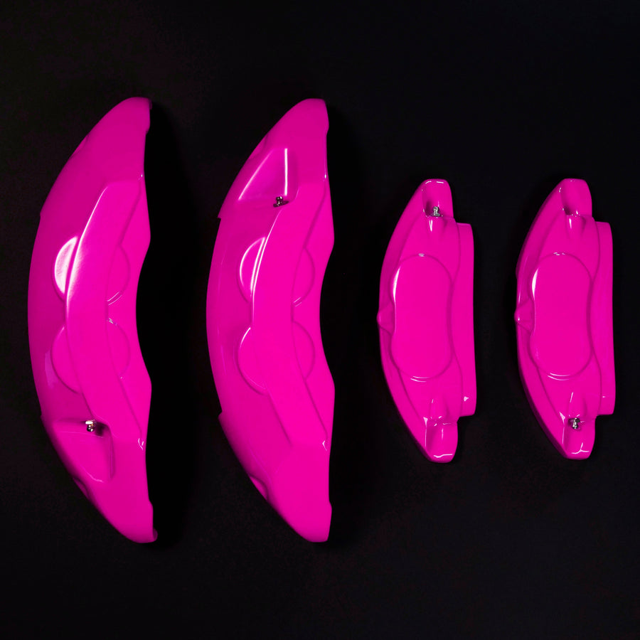 Custom Brake Caliper Covers for BMW – M Style in Fuchsia Color – Set of 4 + Warranty