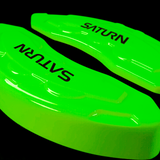 Custom Brake Caliper Covers for Saturn in Green Color – Set of 4 + Warranty