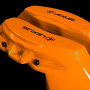 Custom Brake Caliper Covers for Lexus in Orange Color – Set of 4 + Warranty