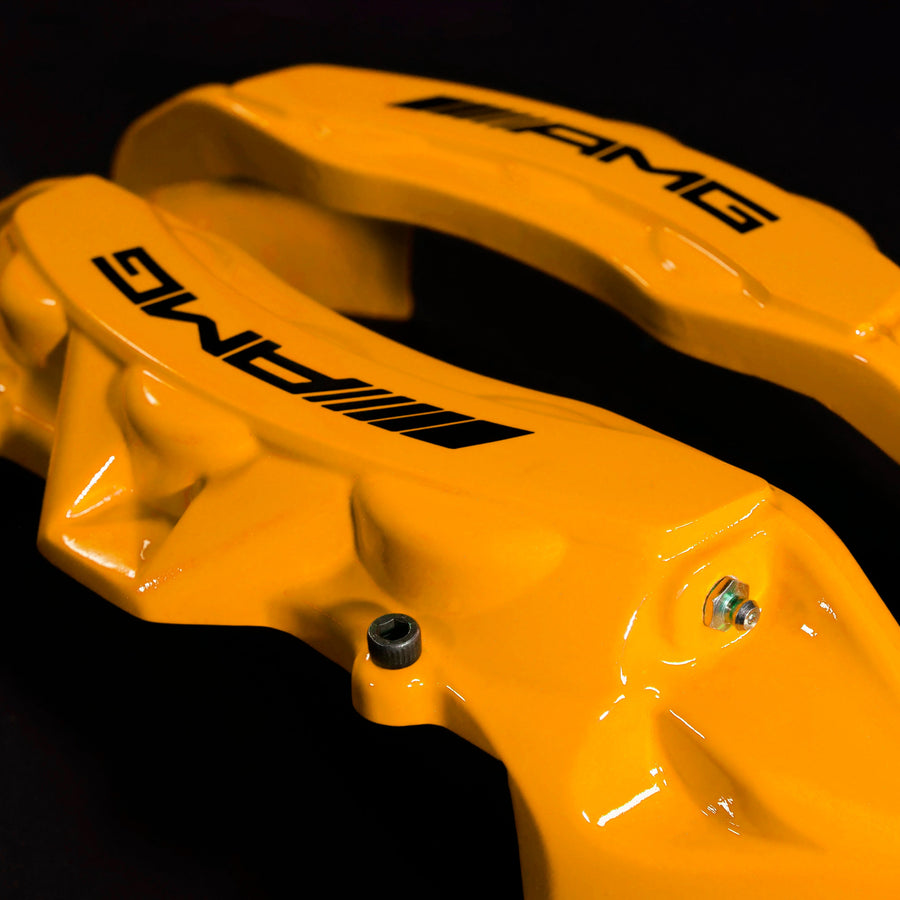 Brake Caliper Covers for Mercedes-Benz G550 2018-2024 – AMG Style in Orange Color – Set of 4 + Warranty