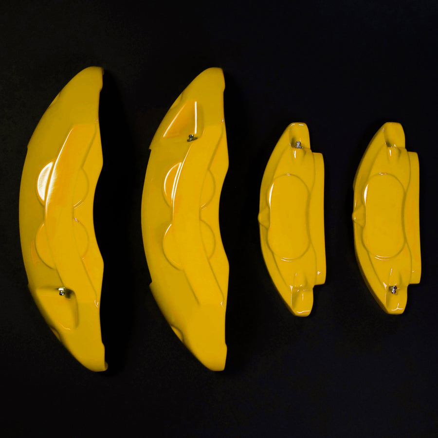 Custom Brake Caliper Covers for BMW – M Style in Yellow Color – Set of 4 + Warranty