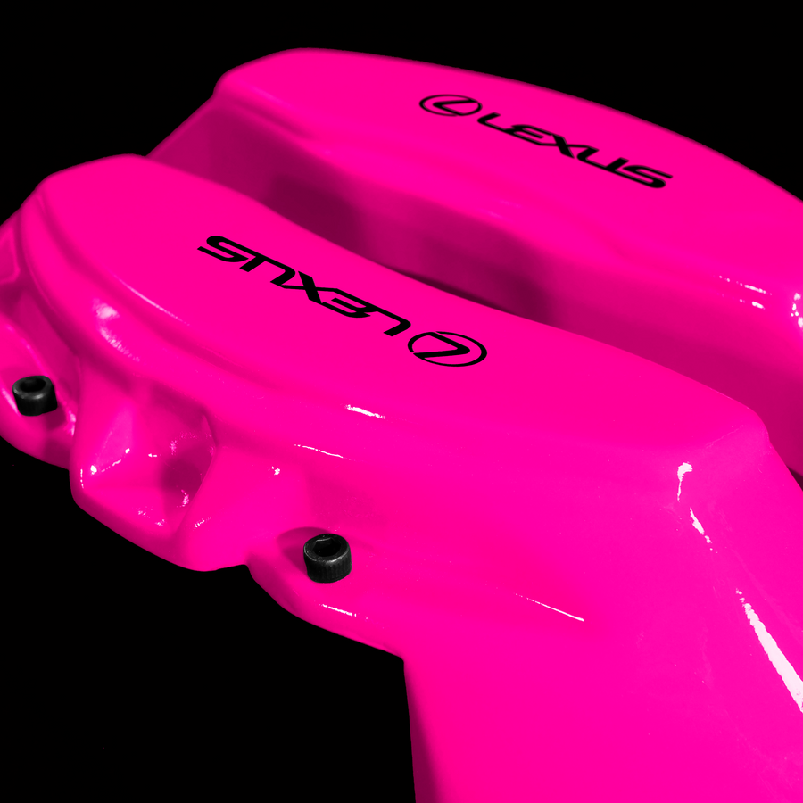 Custom Brake Caliper Covers for Lexus in Fuchsia Color – Set of 4 + Warranty