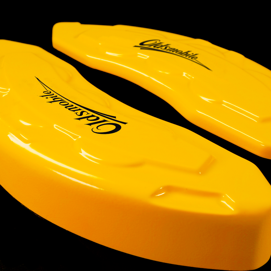 Custom Brake Caliper Covers for Oldsmobile in Yellow Color – Set of 4 + Warranty