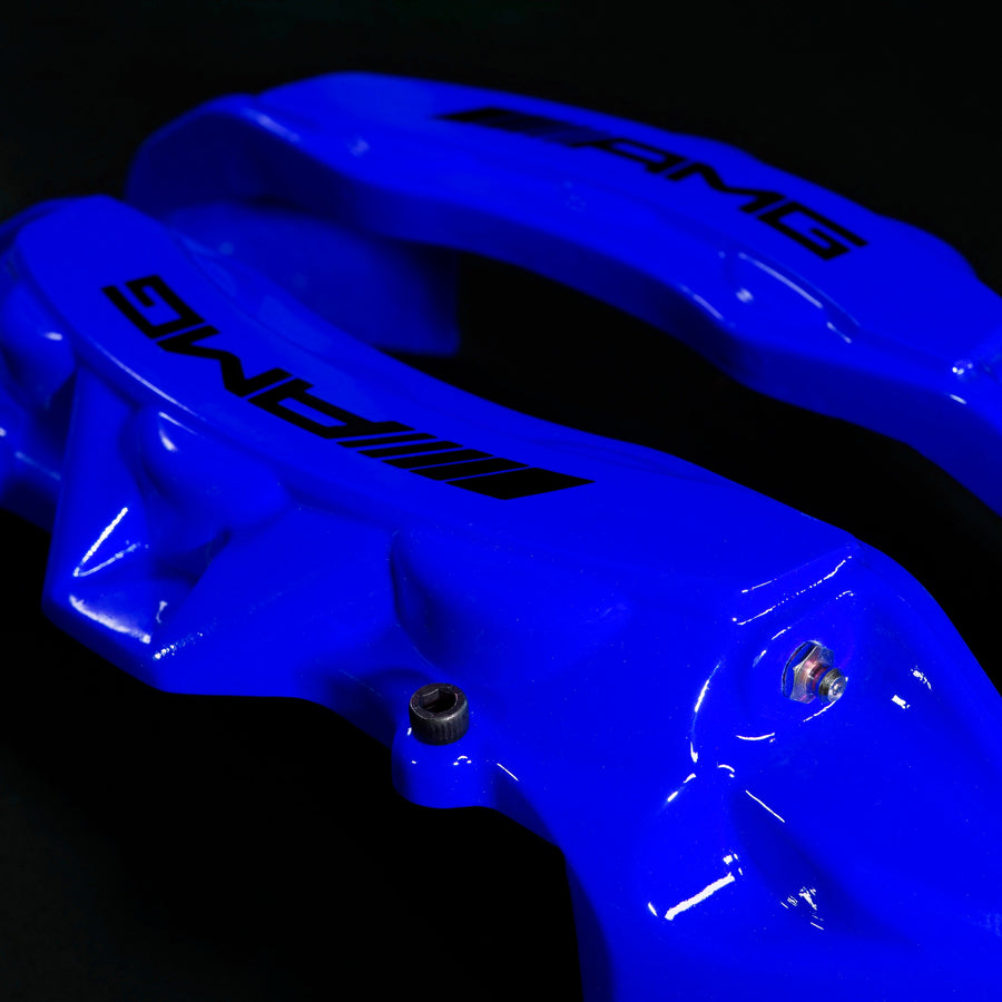 Brake Caliper Covers for Mercedes-Benz G550 2018-2024 – AMG Style in Blue Color – Set of 4 + Warranty
