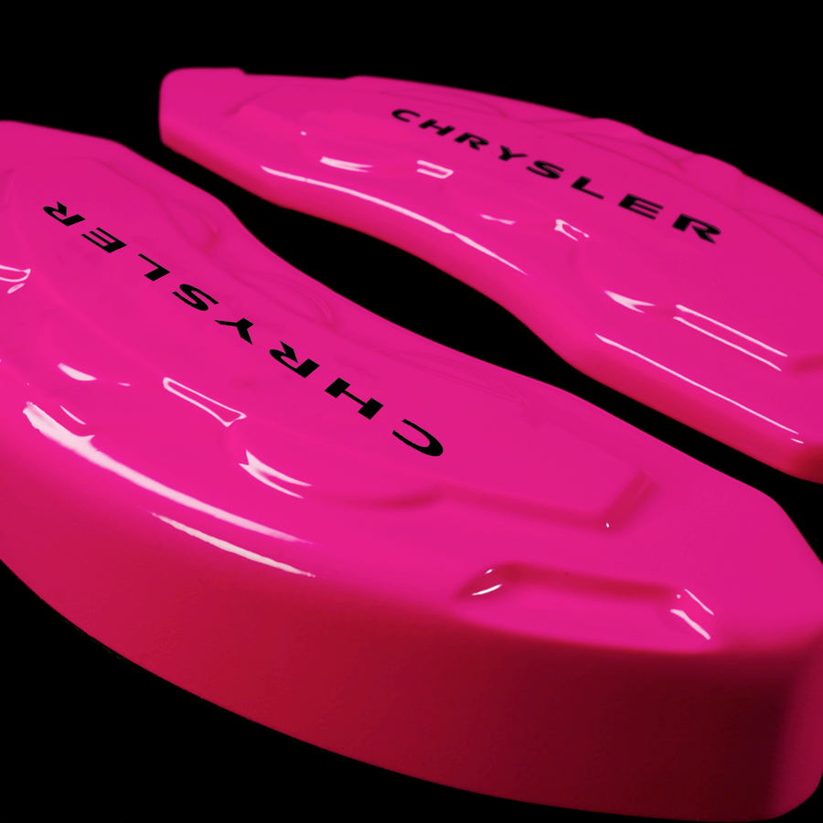 Custom Brake Caliper Covers for Chrysler in Fuchsia Color – Set of 4 + Warranty