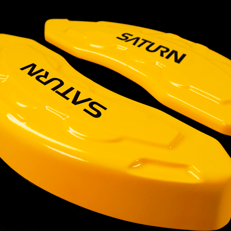 Custom Brake Caliper Covers for Saturn in Yellow Color – Set of 4 + Warranty