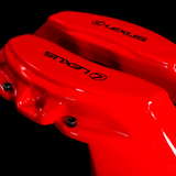 Custom Brake Caliper Covers for Lexus in Red Color – Set of 4 + Warranty