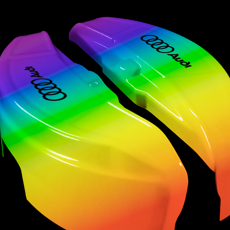 Custom Brake Caliper Covers for Audi in Custom Color – Set of 4 + Warranty