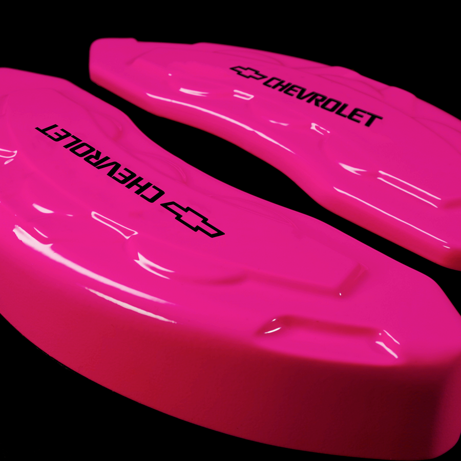 Custom Brake Caliper Covers for Chevrolet in Fuchsia Color – Set of 4 + Warranty