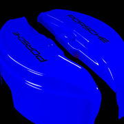 Custom Brake Caliper Covers for Porsche in Blue Color – Set of 4 + Warranty