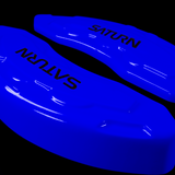Custom Brake Caliper Covers for Saturn in Blue Color – Set of 4 + Warranty