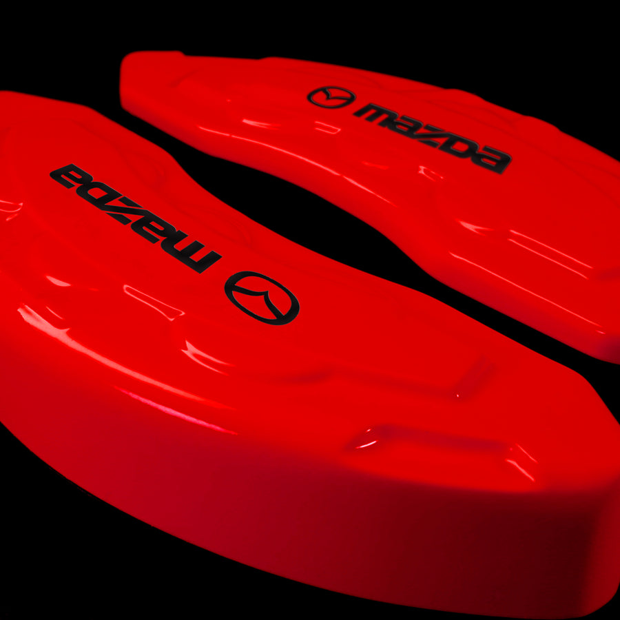 Custom Brake Caliper Covers for Mazda in Red Color – Set of 4 + Warranty
