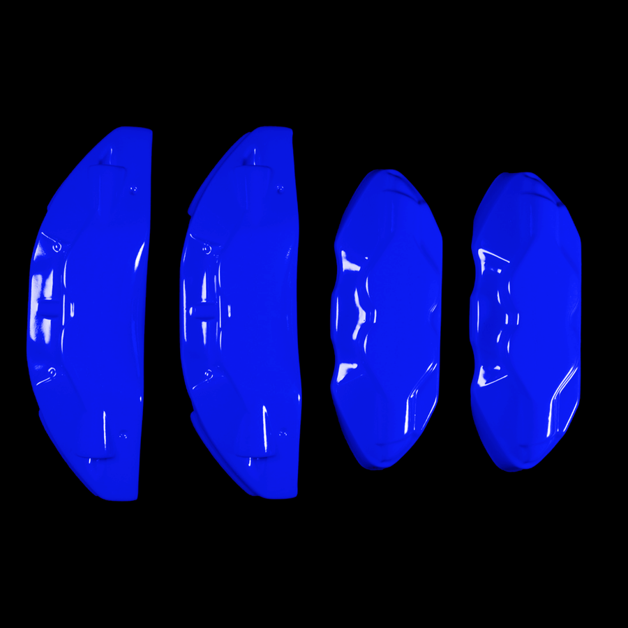 Custom Brake Caliper Covers for Cadillac in Blue Color – Set of 4 + Warranty