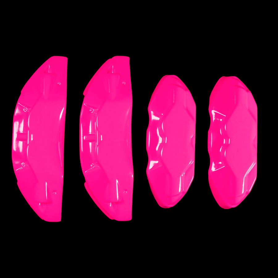 Custom Brake Caliper Covers for Cadillac in Fuchsia Color – Set of 4 + Warranty