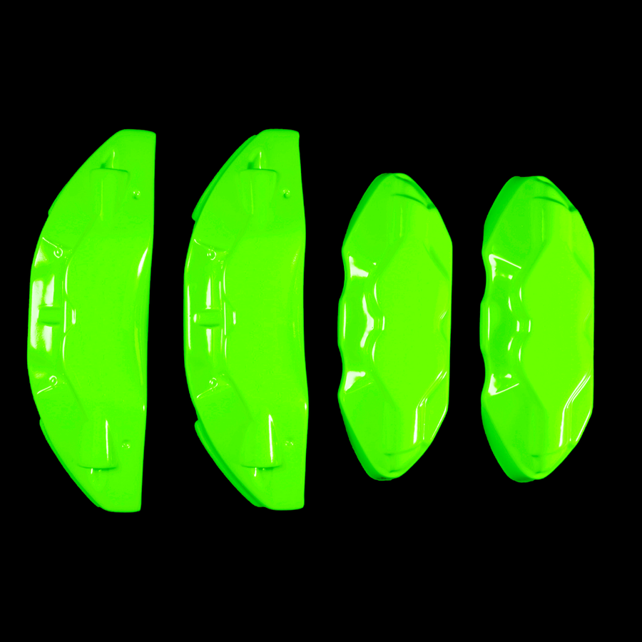 Custom Brake Caliper Covers for Cadillac in Green Color – Set of 4 + Warranty
