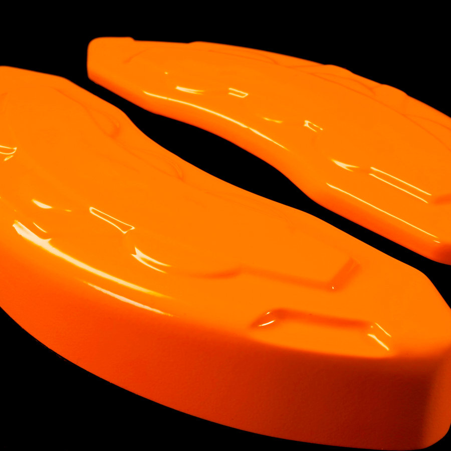 Custom Brake Caliper Covers for Chrysler in Orange Color – Set of 4 + Warranty