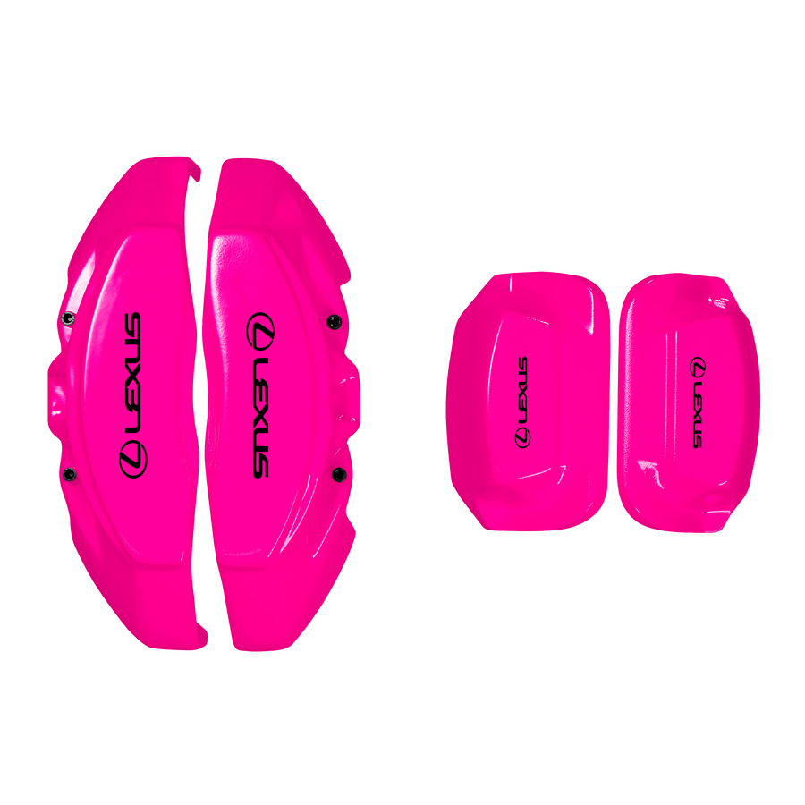 Custom Brake Caliper Covers for Lexus in Fuchsia Color – Set of 4 + Warranty