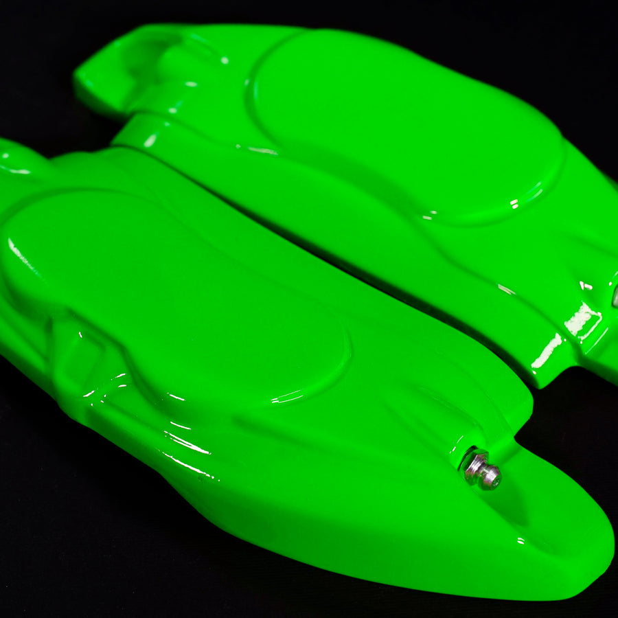 Custom Brake Caliper Covers for BMW – M Style in Green Color – Set of 4 + Warranty