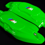 Custom Brake Caliper Covers for BMW – M Style in Green Color – Set of 4 + Warranty
