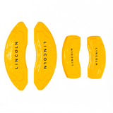 Custom Brake Caliper Covers for Lincoln in Yellow Color – Set of 4 + Warranty
