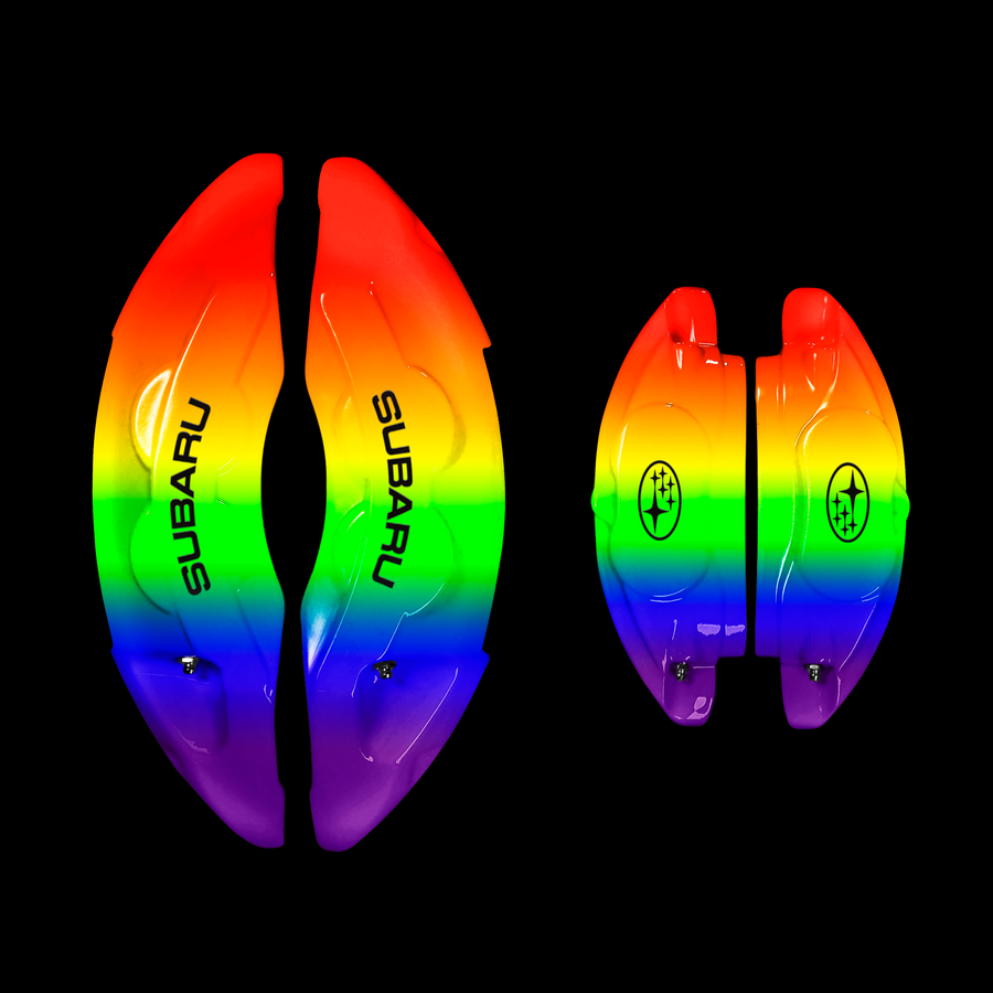 Custom Brake Caliper Covers for Subaru in Custom Color – Set of 4 + Warranty
