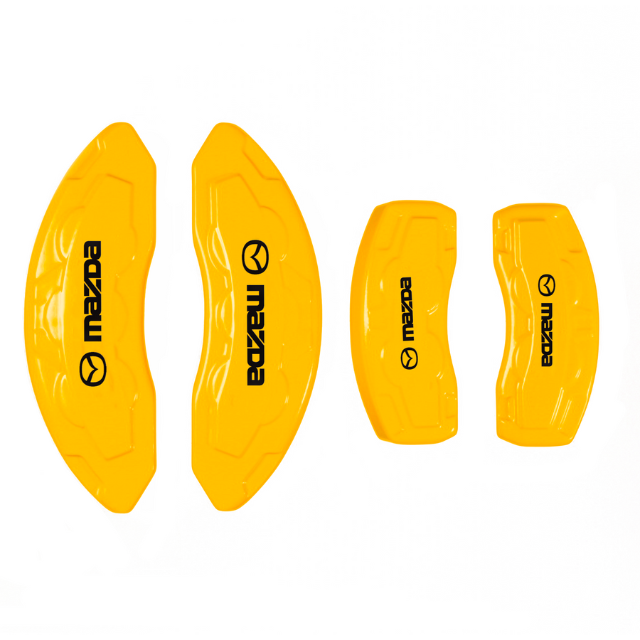 Custom Brake Caliper Covers for Mazda in Yellow Color – Set of 4 + Warranty