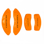 Custom Brake Caliper Covers for Chrysler in Orange Color – Set of 4 + Warranty