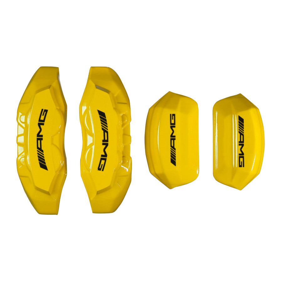 Brake Caliper Covers for Mercedes-Benz C43 2015-2018 – AMG Style in Yellow Color – Set of 4 + Warranty