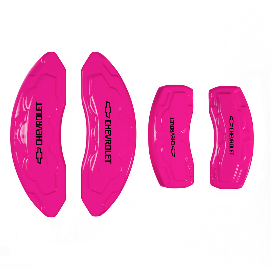 Custom Brake Caliper Covers for Chevrolet in Fuchsia Color – Set of 4 + Warranty